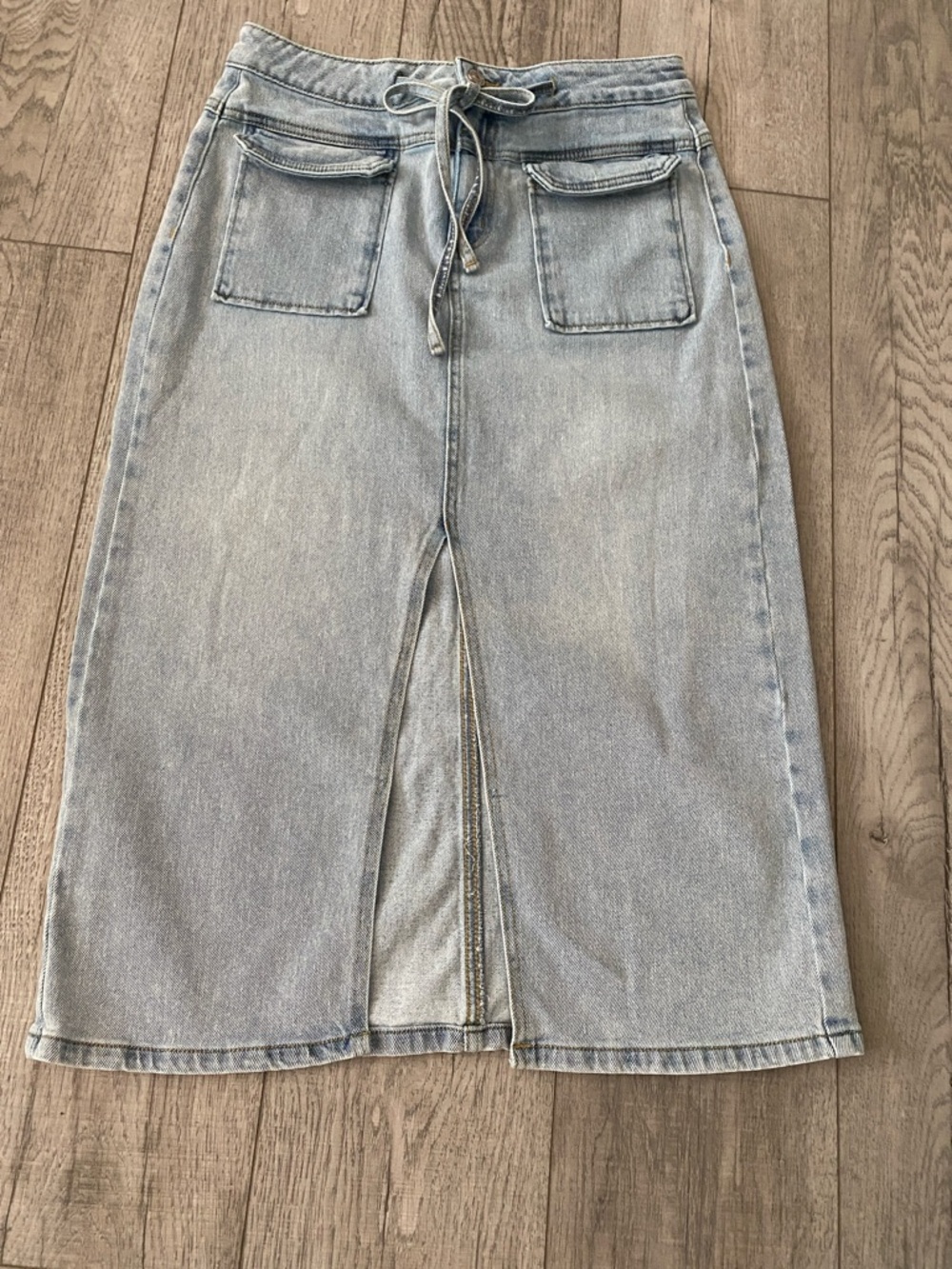Rewash Light Blue Denim Skirt